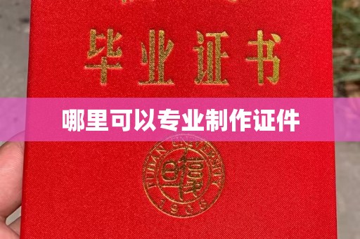 罗江哪里可以专业制作证件