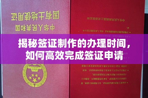 罗江揭秘签证制作的办理时间，如何高效完成签证申请